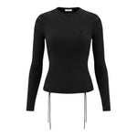 To Be Too Maglia tinta unita Girocollo Nero per Bambina T824W25 NERO TO be too 