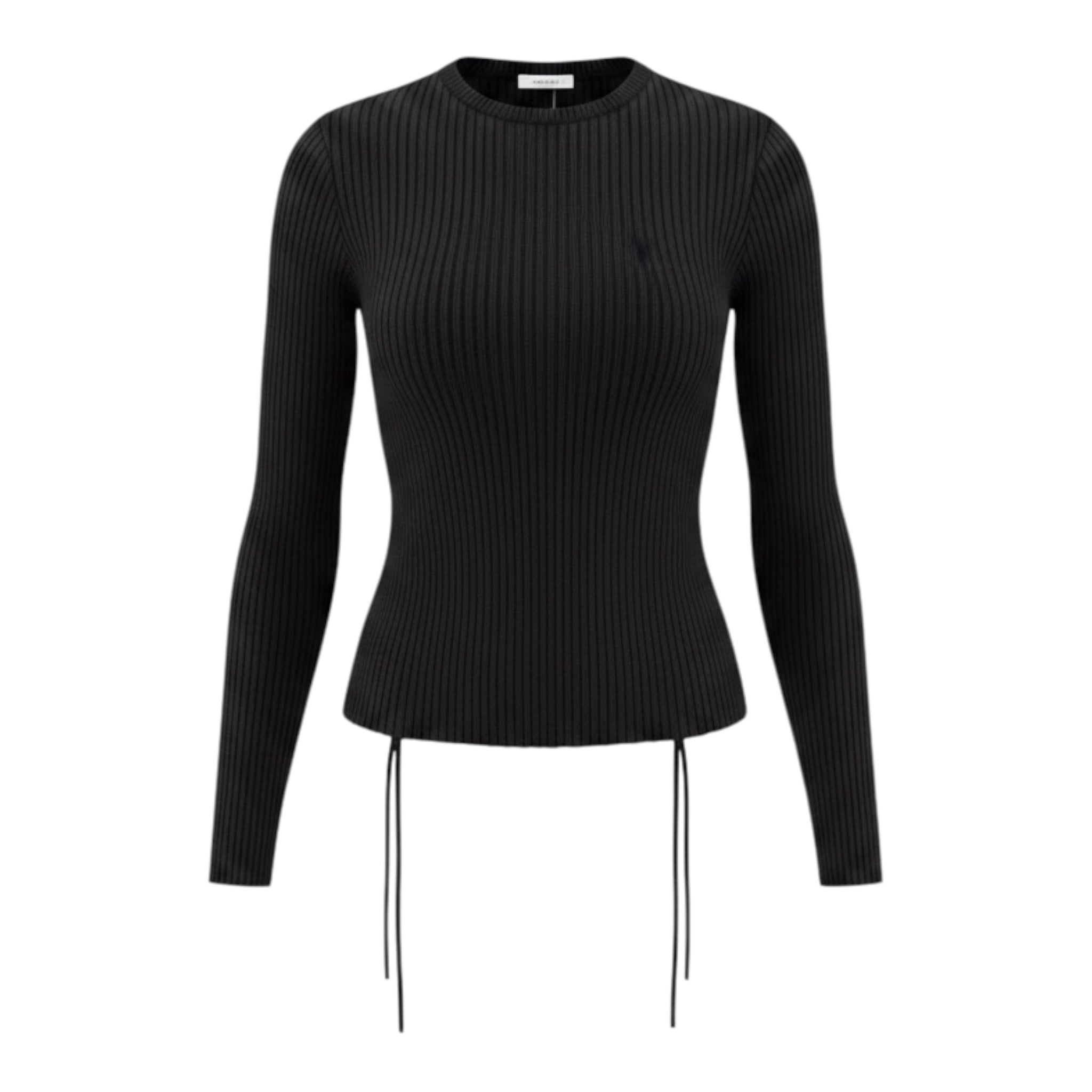 To Be Too Maglia tinta unita Girocollo Nero per Bambina T824W25 NERO TO be too 