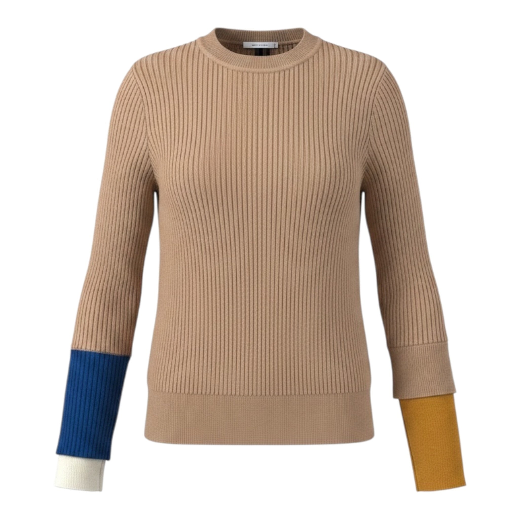 To Be Too Maglia tinta unita con Maniche In Contrasto Beige per Bambina TFJ24M408 BEIGE TO be too 