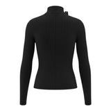 To Be Too Maglia tinta unita Mezzocollo Nero per Bambina TFJF24M414 NERO TO be too 