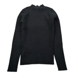 To Be Too Maglia tinta unita Mezzo Collo Nero per Bambina TFJF24M490 NERO TO be too 