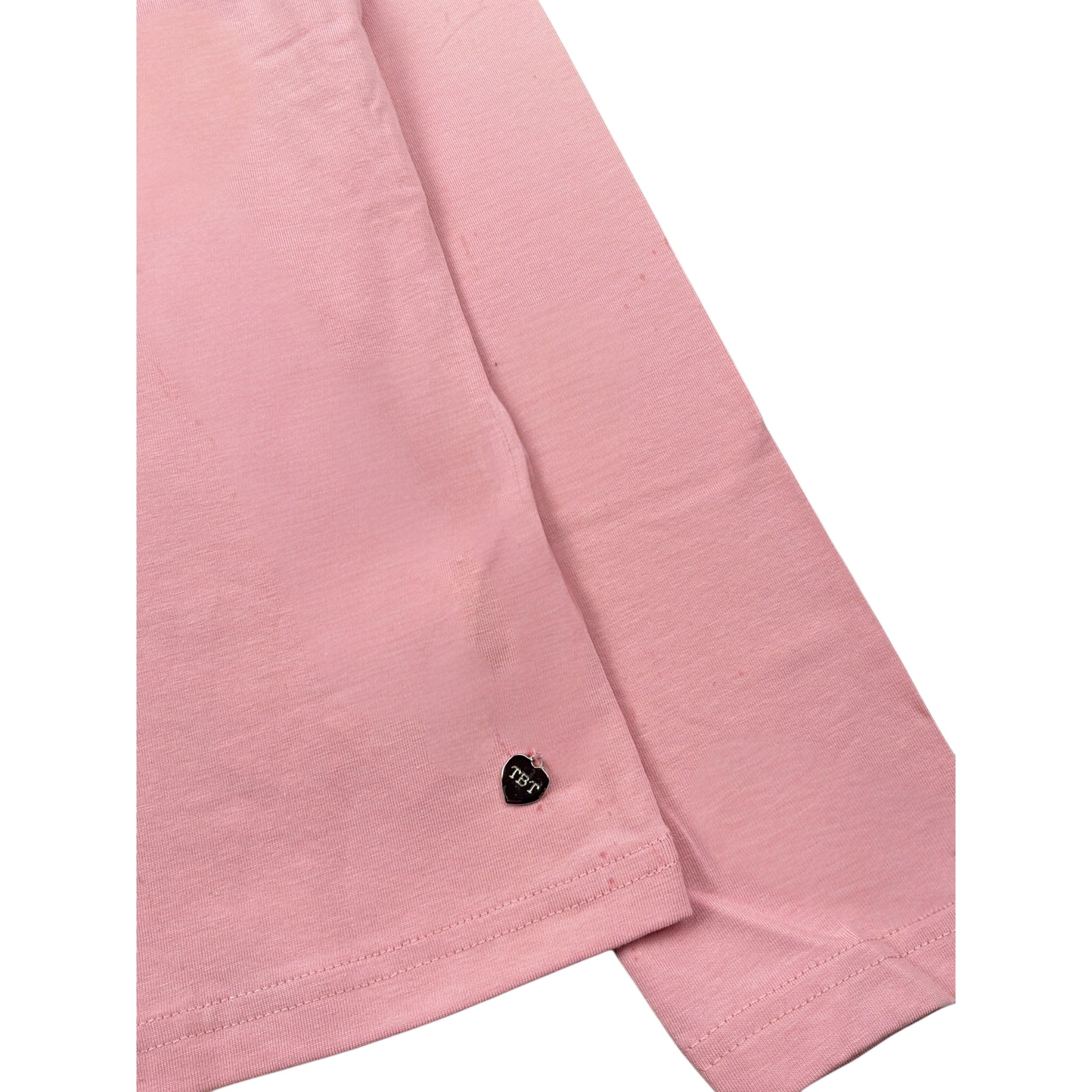 To Be Too Shirt Collo Alto tinta unita Rosa per Bambina TFJF24T402 ROSA TO be too 