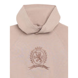 Tommy Hilfiger Felpa Chiusa con Cappuccio tinta unita Beige per Bambina 08780B BEIGE TOMMY HILFIGER 
