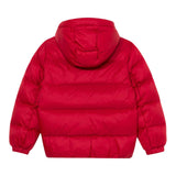 Tommy Hilfiger Giubbino tinta unita con Cappuccio Rosso per Bambino KB0KB01009 ROSSO TOMMY HILFIGER 