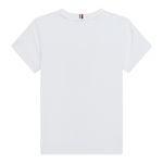 Tommy Hilfiger T-Shirt Girocollo tinta unita Bianco per Bambino KB0KB06879 BIANCO TOMMY HILFIGER 