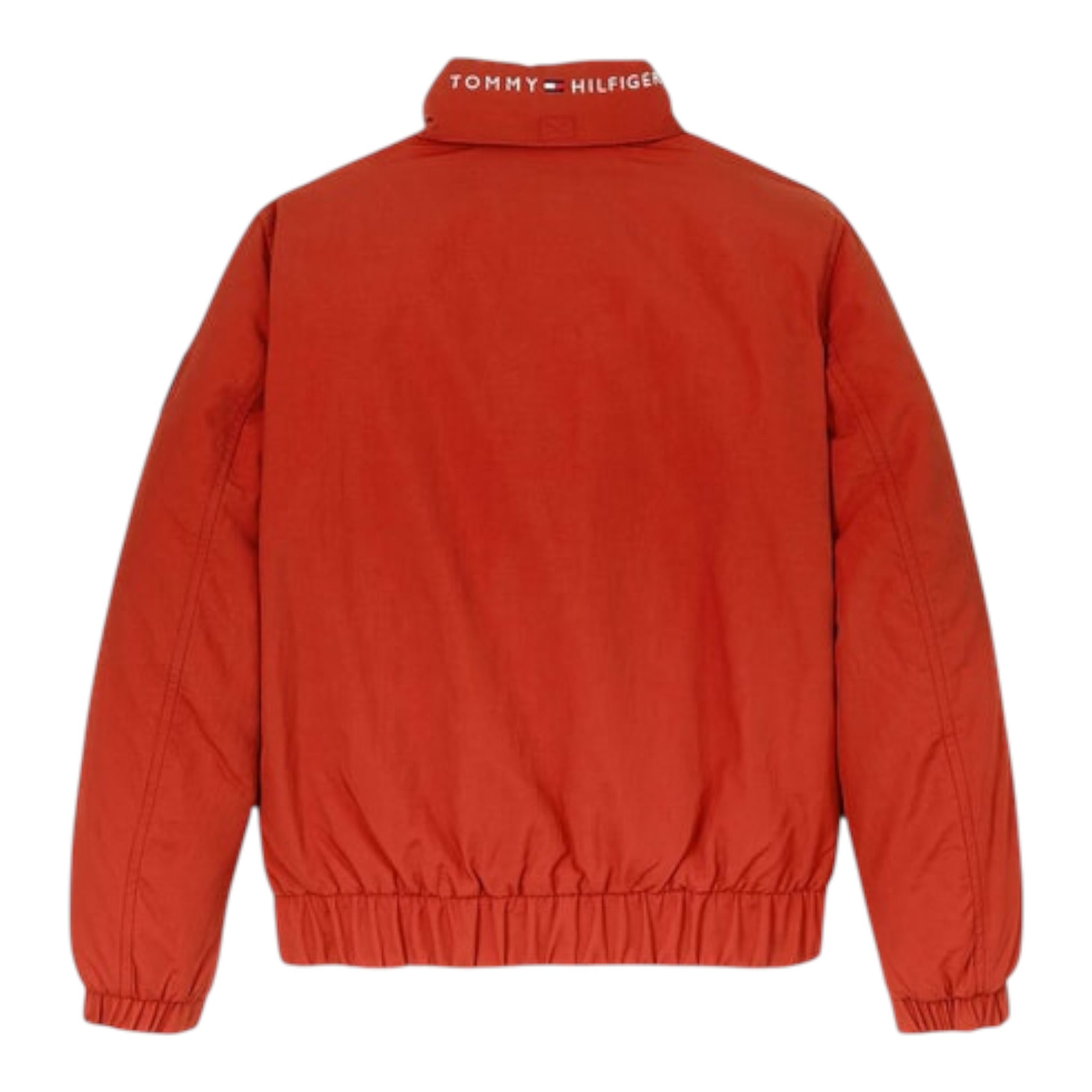 Tommy Hilfiger Giubbino tinta unita con Zip Rosso per Neonato KB0KB09093 ROSSO TOMMY HILFIGER 