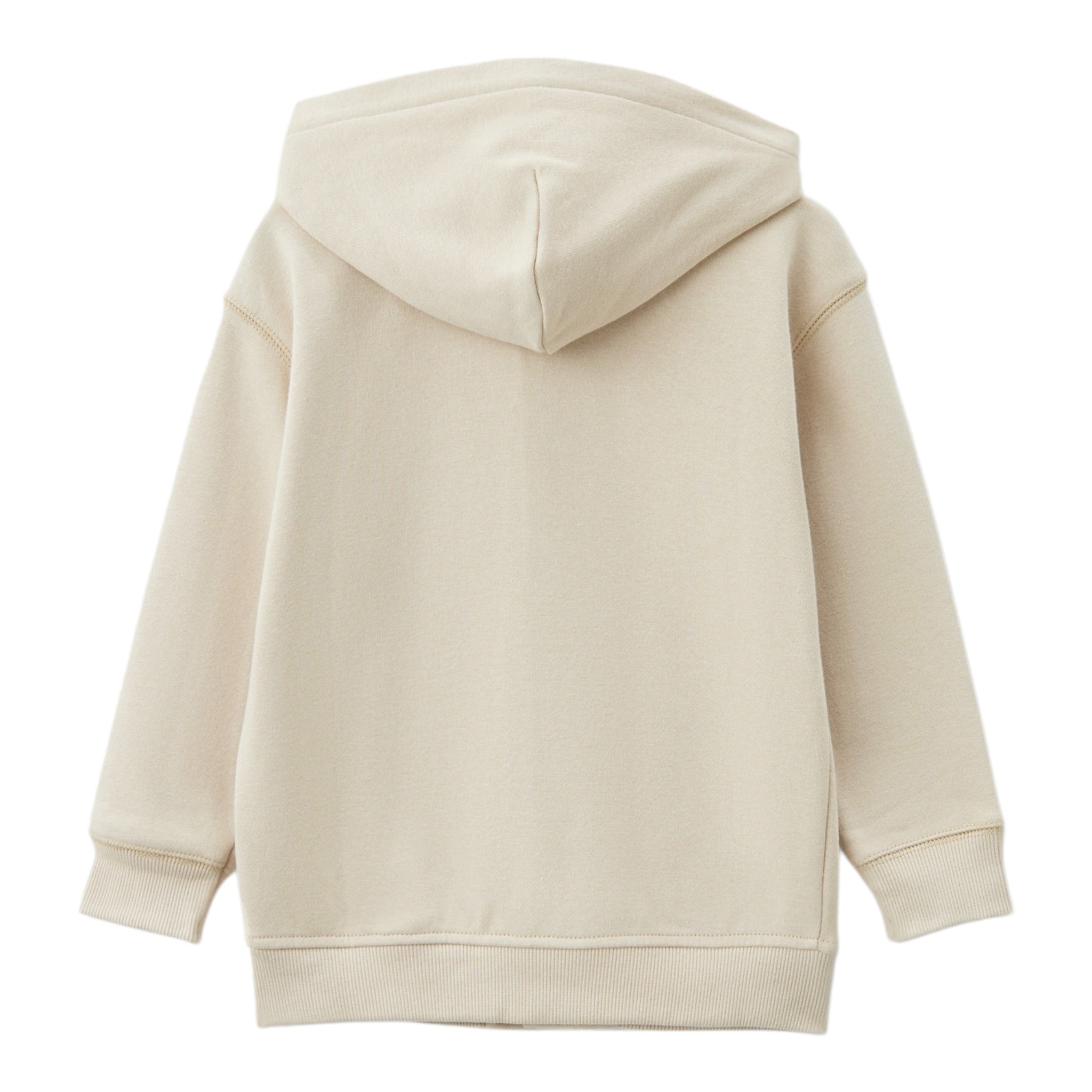 Tommy Hilfiger Felpa tinta unita con Bottoni E Cappuccio Beige per Bambino KB0KB09314 BEIGE TOMMY HILFIGER 