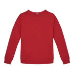 Tommy Hilfiger Felpa tinta unita Girocollo con Stampa Rosso per Neonato KB0KB09315N ROSSO TOMMY HILFIGER 
