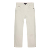 Tommy Hilfiger Jeans tinta unita 5 Tasche Panna per Bambino KB0KB09330 PANNA TOMMY HILFIGER 