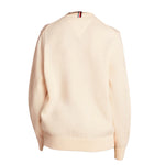 Tommy Hilfiger Maglia tinta unita con Stampa Panna per Bambino KB0KB09344 PANNA TOMMY HILFIGER 