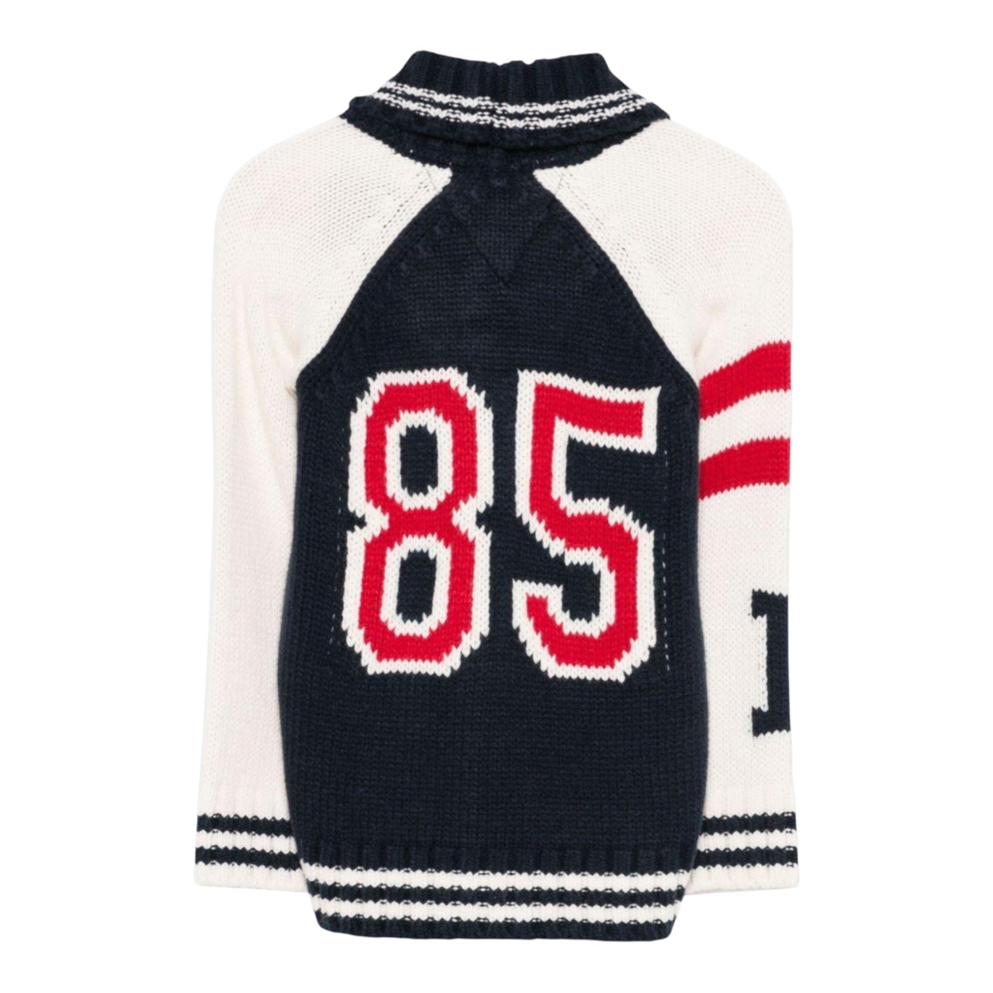 Tommy Hilfiger Cardigan tinta unita con Maniche In Contrasto E Stampa Blu per Bambino KB0KB09345 BLU TOMMY HILFIGER 