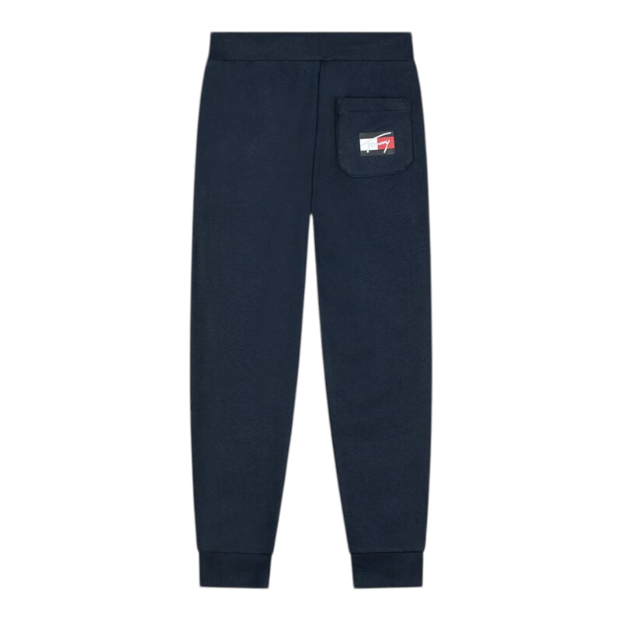 Tommy Hilfiger Pantalone Modello Tuta tinta unita con Logo Blu per Bambino KB0KB09694 BLU TOMMY HILFIGER 