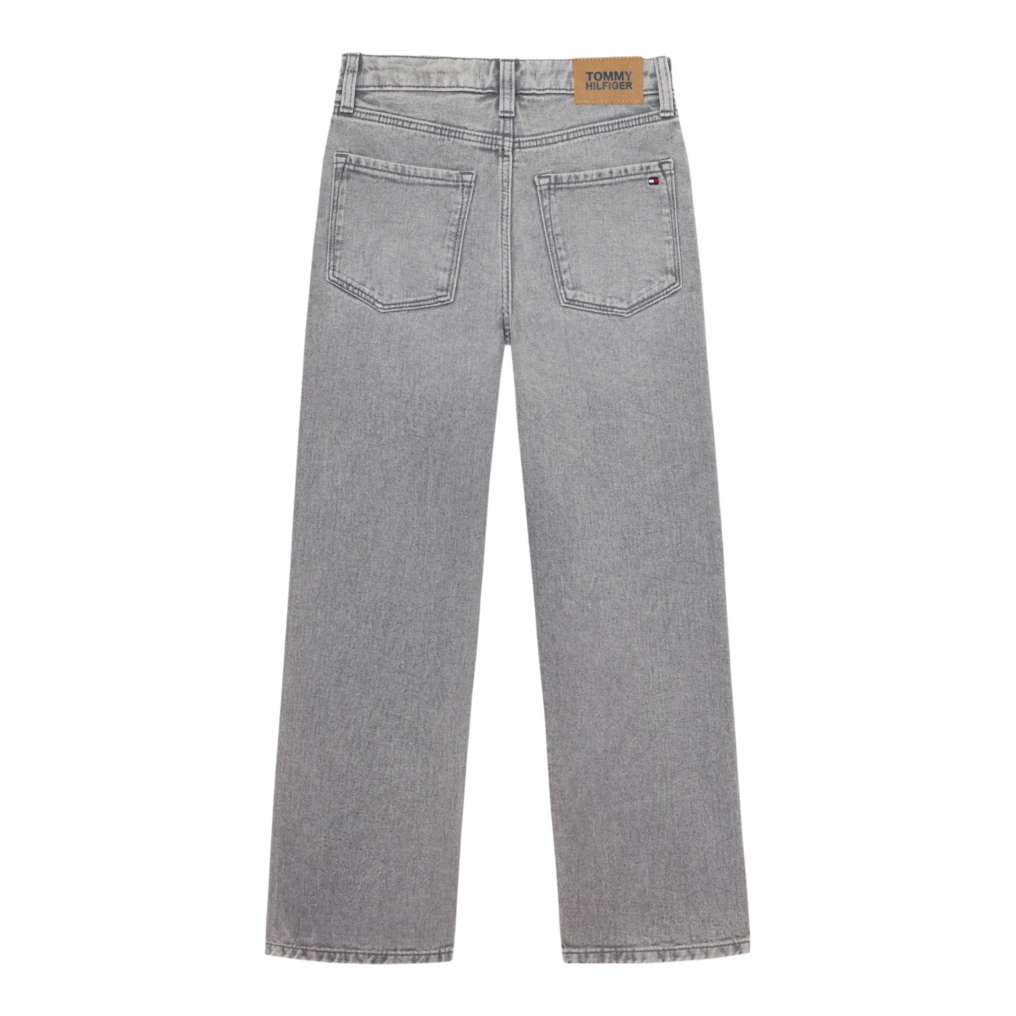 Tommy Hilfiger Jeans tinta unita con Girovita Regolabile Grigio per Neonato KB0KB09705 GRIGIO TOMMY HILFIGER 