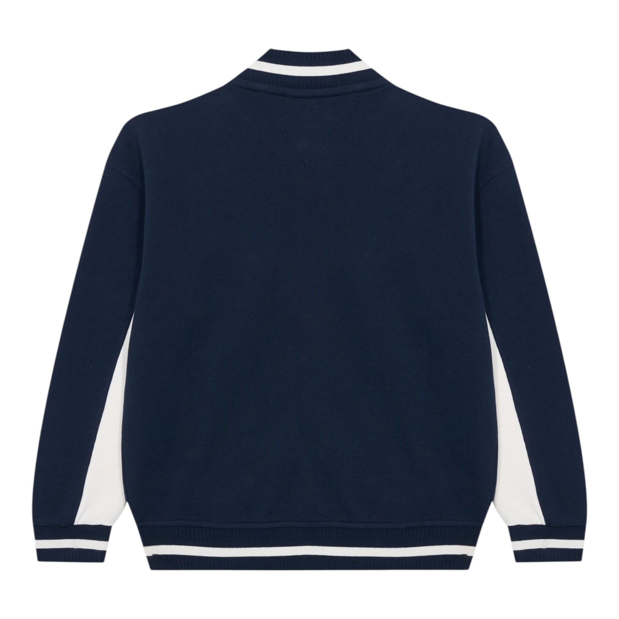 Tommy Hilfiger Felpa con Bottoni tinta unita Blu per Bambino KB0KB09745 BLU TOMMY HILFIGER 