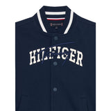 Tommy Hilfiger Felpa con Bottoni tinta unita Blu per Bambino KB0KB09745 BLU TOMMY HILFIGER 
