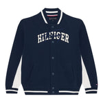Tommy Hilfiger Felpa con Bottoni tinta unita Blu per Neonato KB0KB09745N BLU TOMMY HILFIGER 