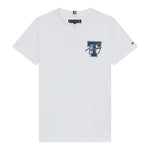 Tommy Hilfiger T-Shirt Girocollo tinta unita Bianco per Bambino KB0KB09868 BIANCO TOMMY HILFIGER 