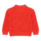 Tommy Hilfiger Maglia Girocollo tinta unita Fragola per Neonato KB0KB09908N FRAGOLA TOMMY HILFIGER 