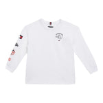 Tommy Hilfiger Shirt Girocollo Tinta Uita con Stampa Bianco per Bambino KB0KB09935 BIANCO TOMMY HILFIGER 