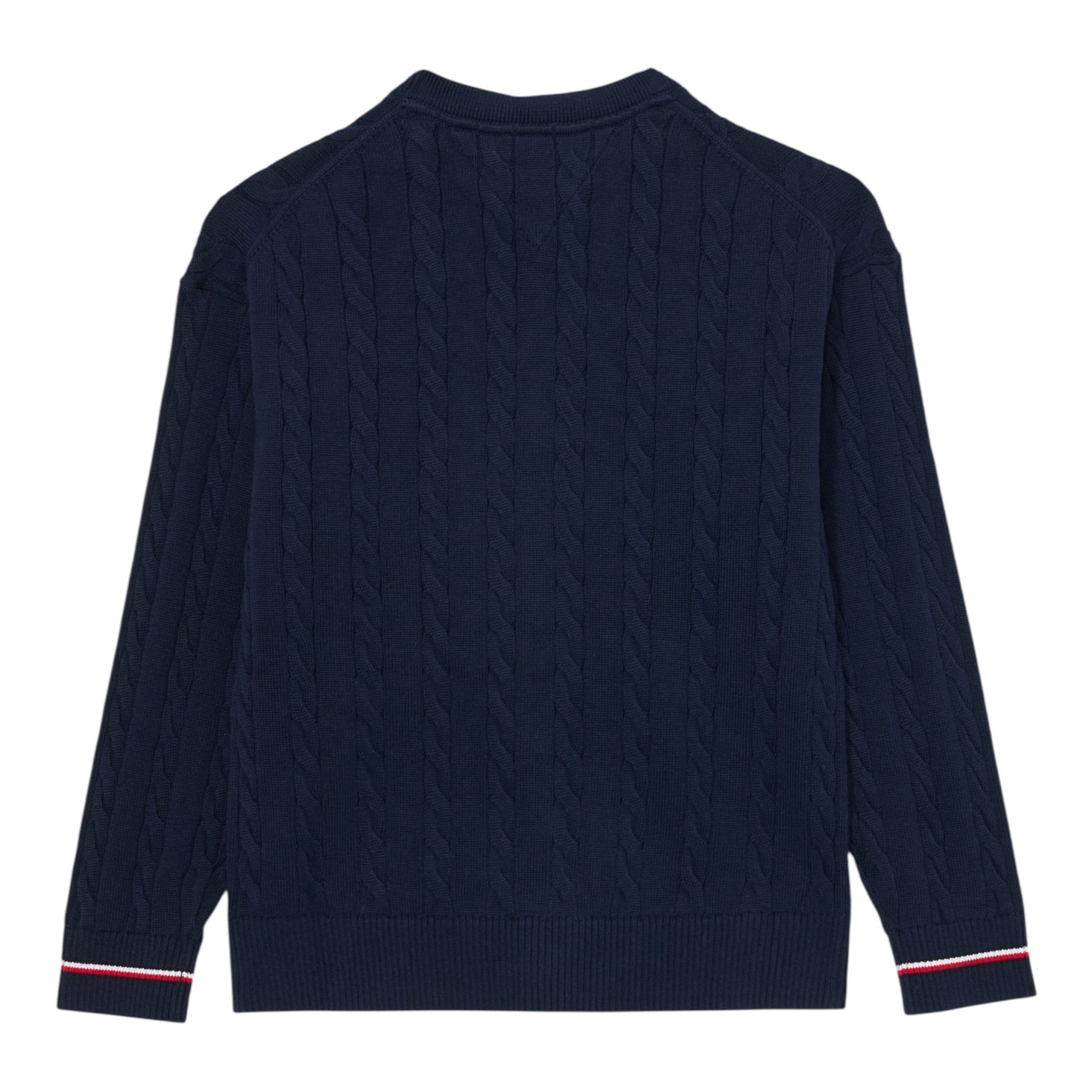 Tommy Hilfiger Cardigan tinta unita Blu per Bambino KB0KB09972 BLU TOMMY HILFIGER 