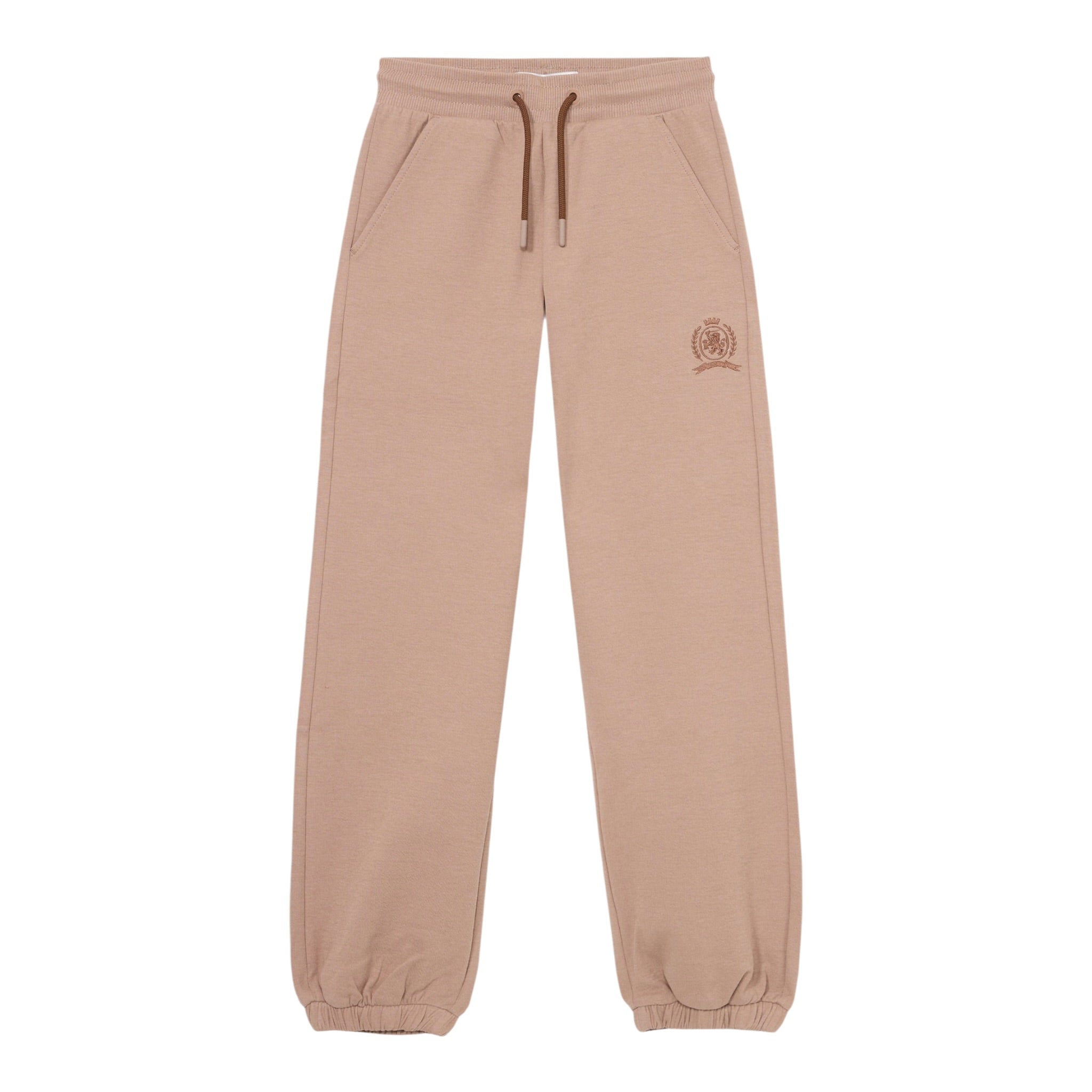 Tommy Hilfiger Pantalone Tuta tinta unita Beige per Bambina KG0KG08776 BEIGE TOMMY HILFIGER 