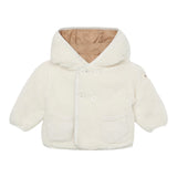 Tommy Hilfiger Giubbino Reversibile Bicolore con Cappuccio Panna/Beige per Neonato KN0KN002064 PANNA/BEIGE TOMMY HILFIGER 