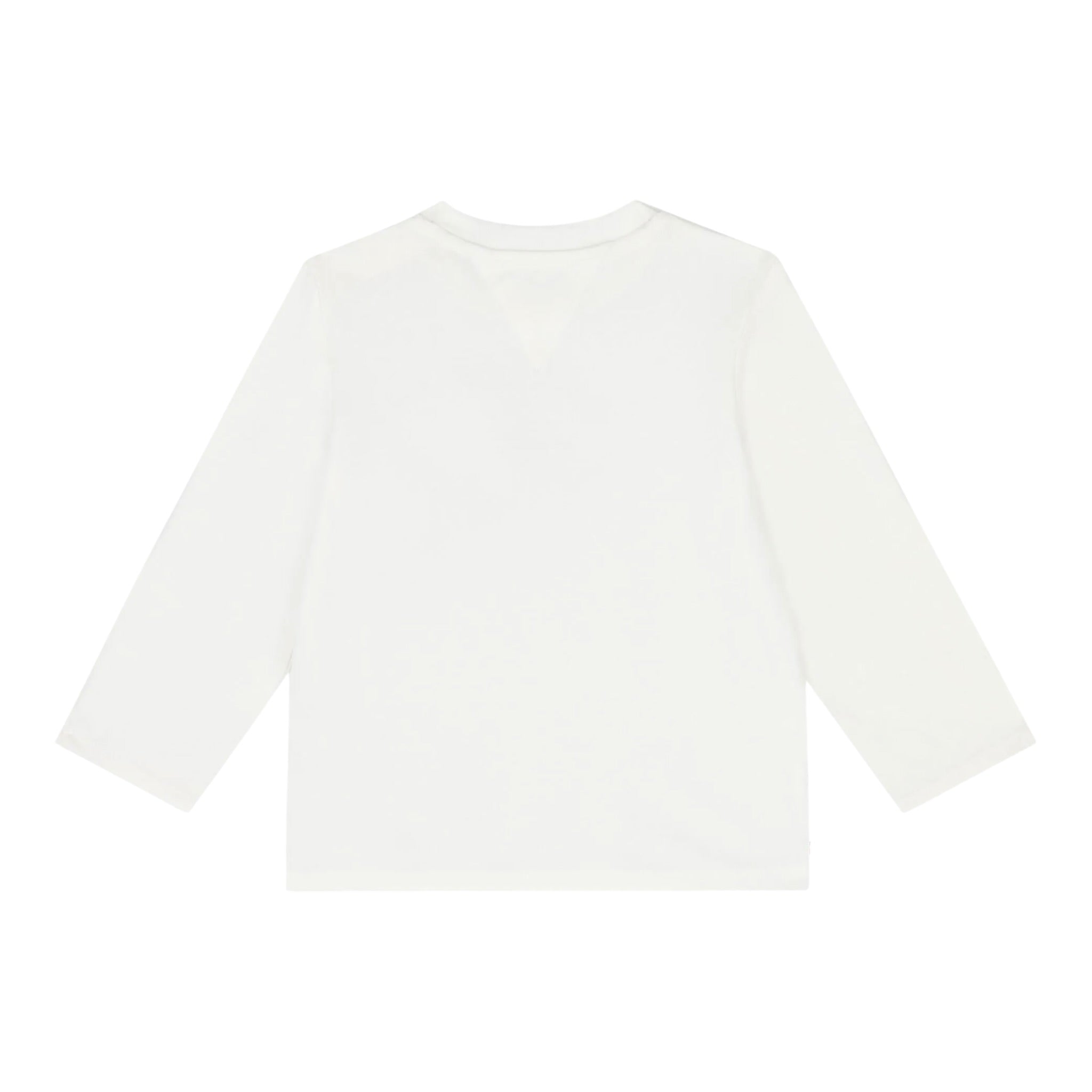 Tommy Hilfiger Shirt Girocollo tinta unita con Logo Bianco per Neonato KN0KN01857 BIANCO TOMMY HILFIGER 
