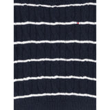 Tommy Hilfiger Maglia Girocollo Fantasia A Righe Blu per Neonato KN0KN02089 BLU TOMMY HILFIGER 