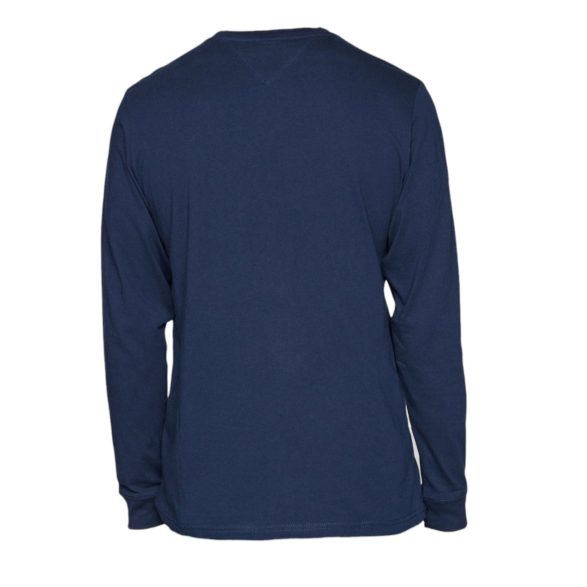 Tommy Hilfiger Shirt Girocollo tinta unita Blu per Bambino KS0KS00655X BLU TOMMY HILFIGER 