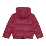 Trussardi Giubbino tinta unita con Cappuccio Bordeaux per Bambina J5BL13WGIW0 BORDEAUX TRUSSARDI 