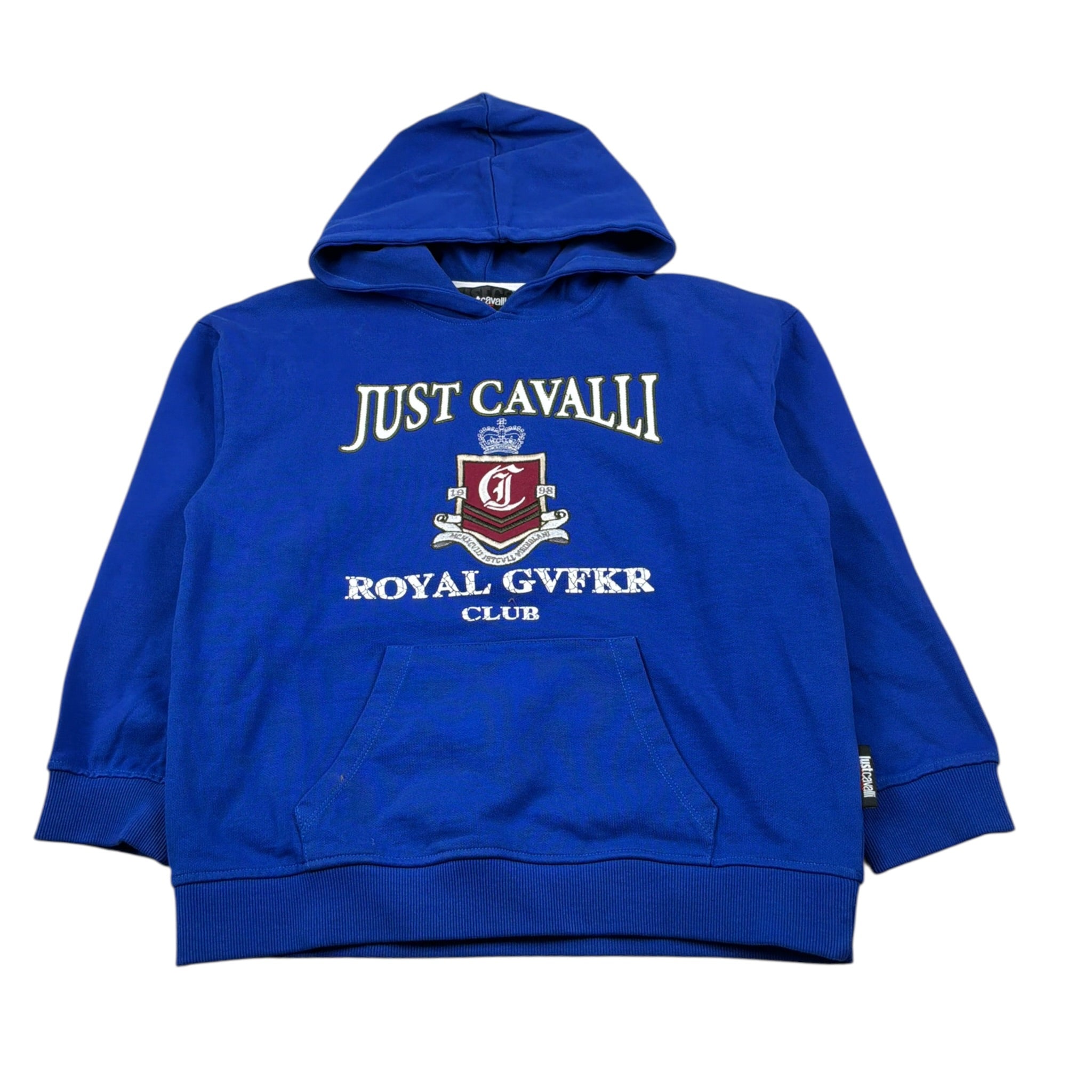 Trussardi Felpa Chiusa con Cappuccio tinta unita Blu per Bambino JBA26057F BLU TRUSSARDI 