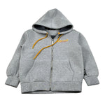 Trussardi Felpa con Zip E Cappuccio tinta unita Grigio per Bambino JBA26111FE GRIGIO TRUSSARDI 