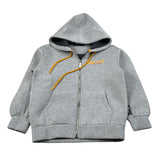 Trussardi Felpa con Zip E Cappuccio tinta unita Grigio per Bambino JBA26111FE GRIGIO TRUSSARDI 