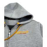Trussardi Felpa con Zip E Cappuccio tinta unita Grigio per Bambino JBA26111FE GRIGIO TRUSSARDI 