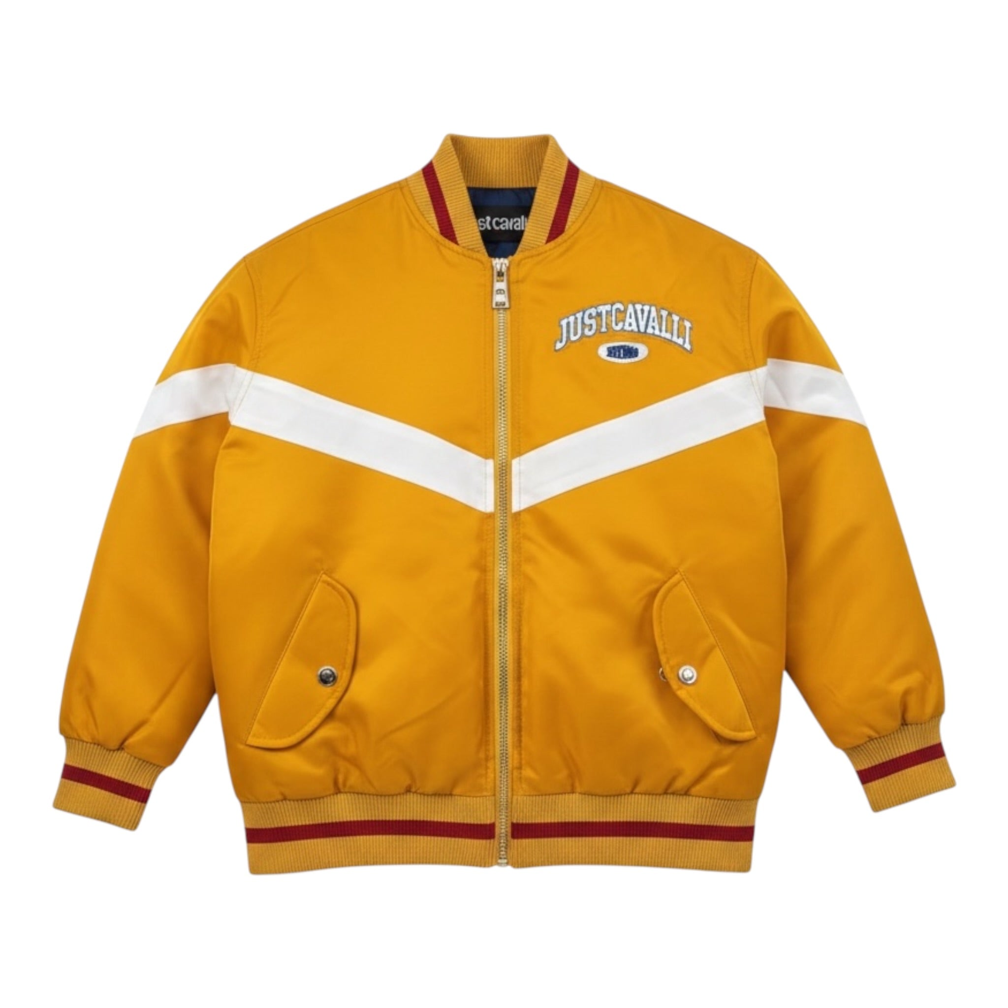 Trussardi Giubbino tinta unita con Logo Senape per Bambino JBA26117GB SENAPE TRUSSARDI 
