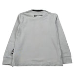 Trussardi Polo Manica Lunga tinta unita con Logo Grigio per Bambino JBA26151PO GRIGIO TRUSSARDI 