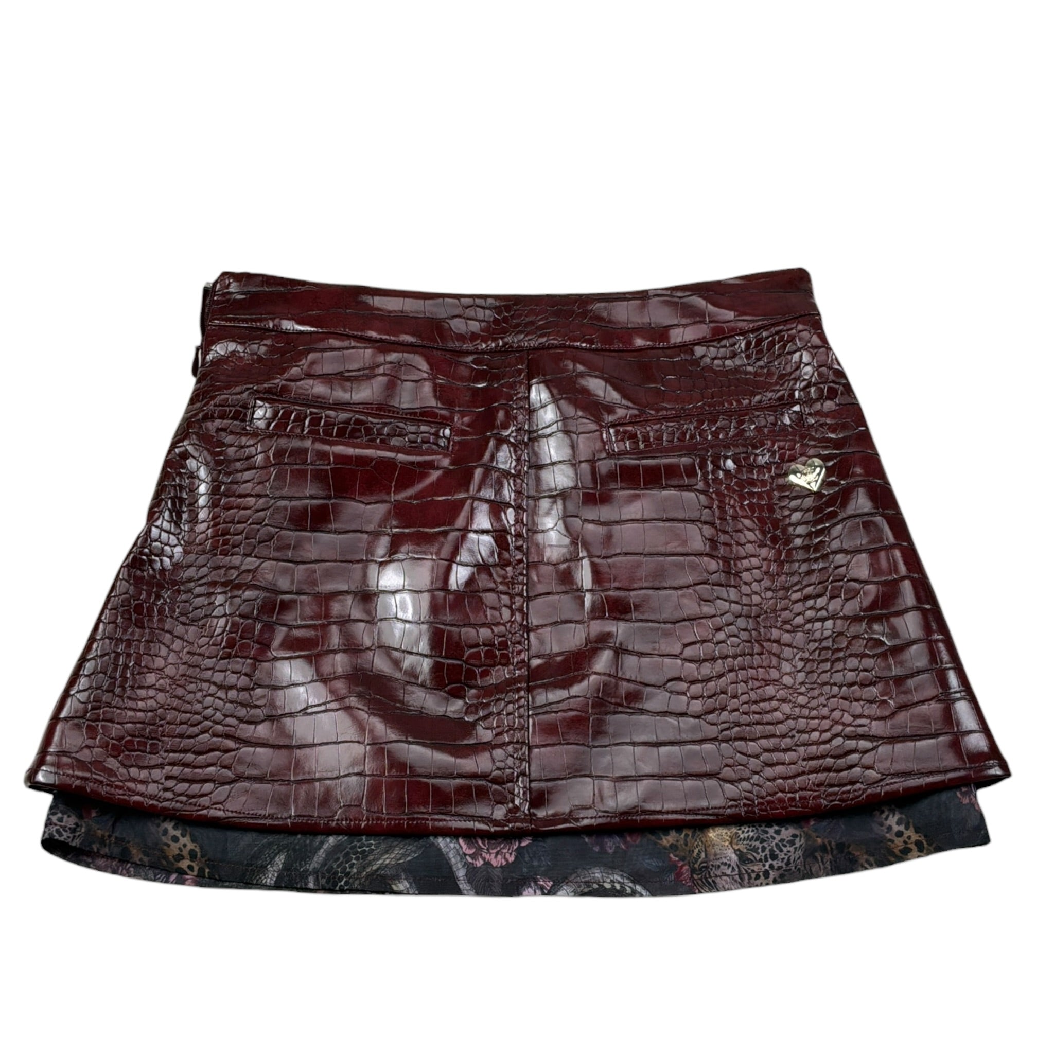 Just Cavalli Gonna tinta unita Bordeaux per Bambina JGA26039GO BORDEAUX JUST CAVALLI 