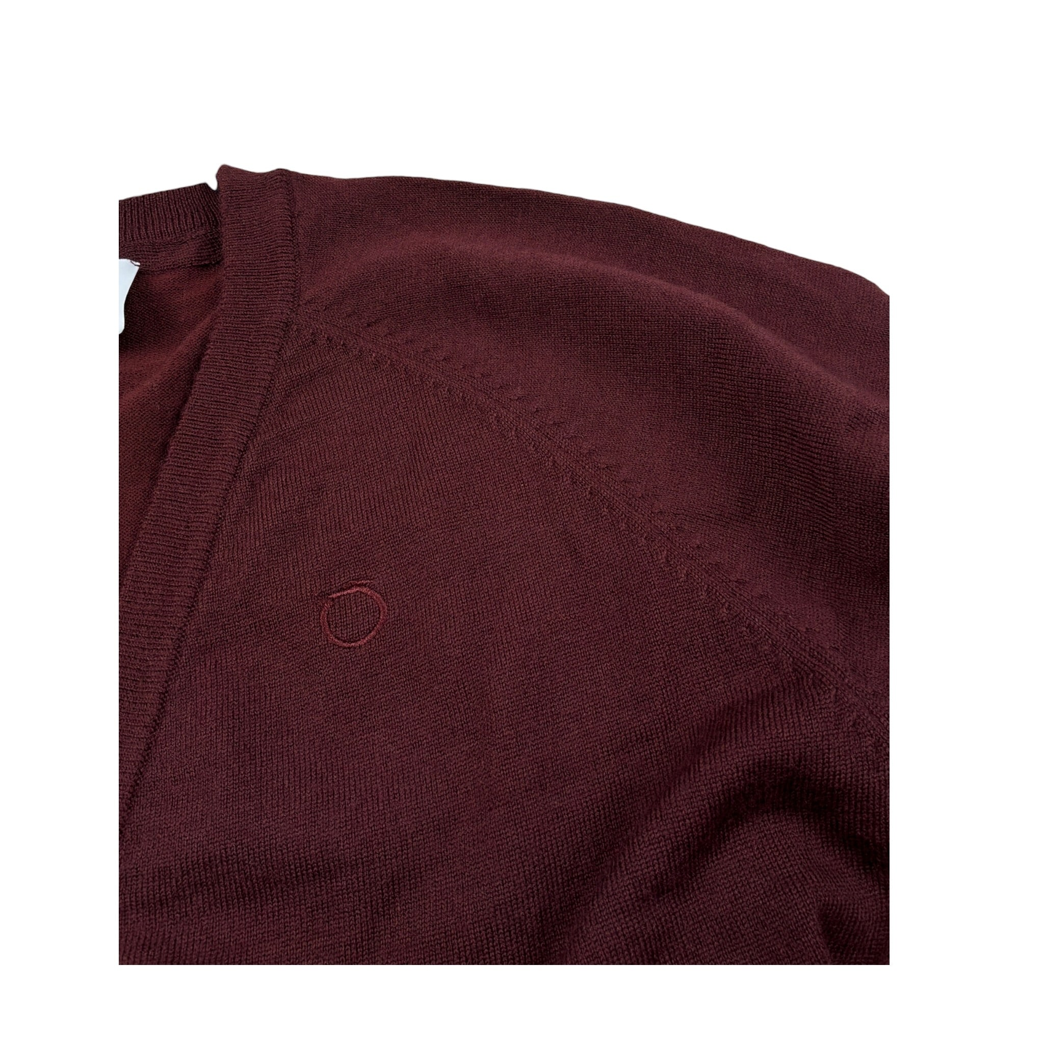 Trussardi Cardigan tinta unita con Logo Bordeaux per Bambino TBA23020CD BORDEAUX TRUSSARDI 