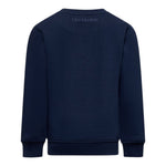 Trussardi Felpa tinta unita Girocollo con Logo Blu per Bambino TBA25004FE BLU TRUSSARDI 