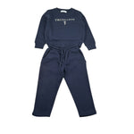Trussardi Completo 2Pz tinta unita Felpa-Pantalone Blu per Bambino TBA25008CF BLU TRUSSARDI 