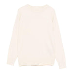 Trussardi Maglia tinta unita Girocollo Beige per Bambino TBA25011MAX BEIGE TRUSSARDI 