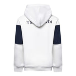 Trussardi Felpa Bicolore con Cappuccio Bianco/Blu per Neonato TBA25056FE BIANCO/BLU TRUSSARDI 