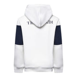 Trussardi Felpa Bicolore con Cappuccio Bianco/Blu per Bambino TBA25056FEJ BIANCO/BLU TRUSSARDI 