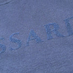 Trussardi Felpa tinta unita Girocollo con Logo Blu per Neonato TBA25097FEN BLU TRUSSARDI 
