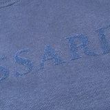 Trussardi Felpa tinta unita Girocollo con Logo Blu per Neonato TBA25097FEN BLU TRUSSARDI 