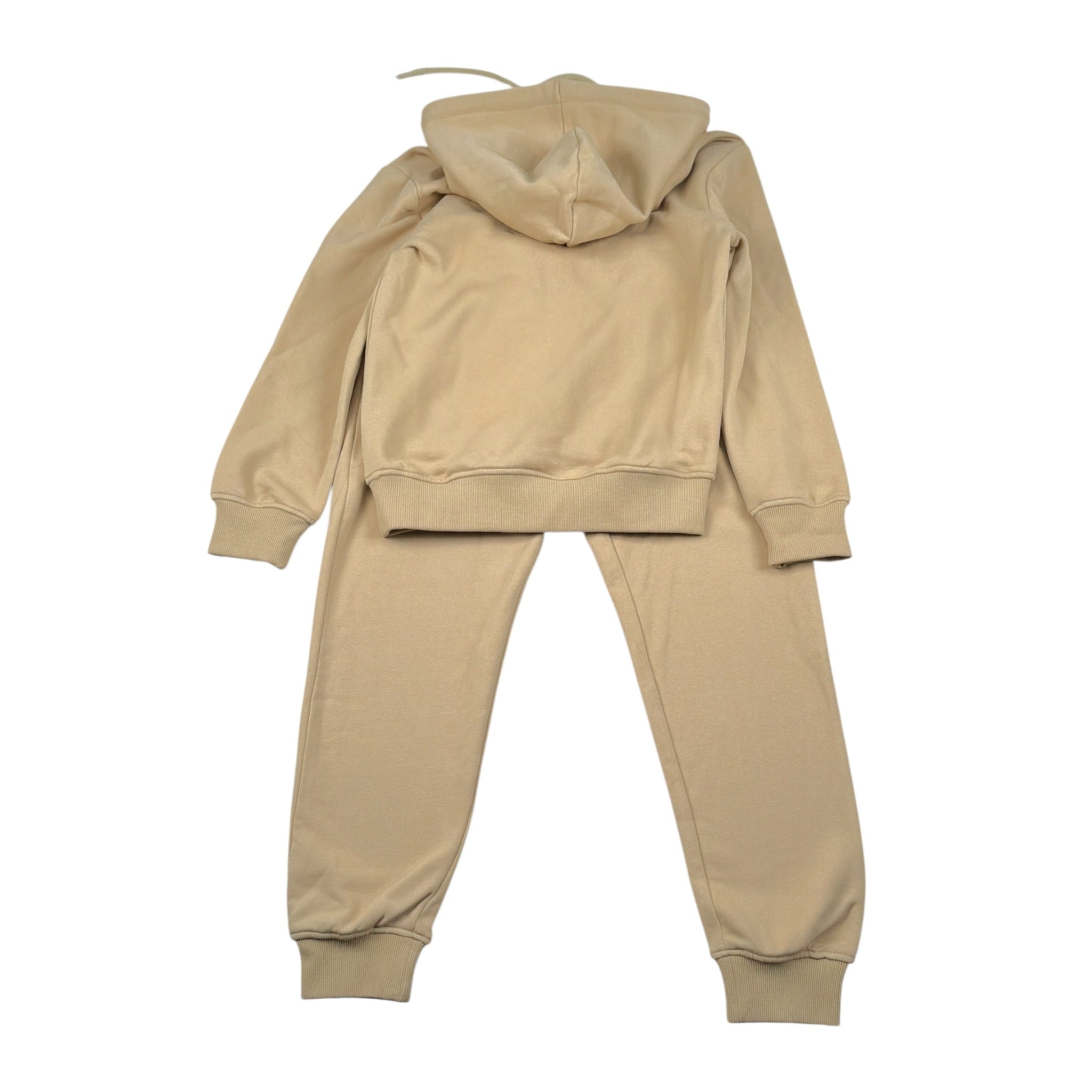 Trussardi Completo 2 Pz Felpa-Pantalone tinta unita Beige per Bambino TBA26002CF BEIGE TRUSSARDI 