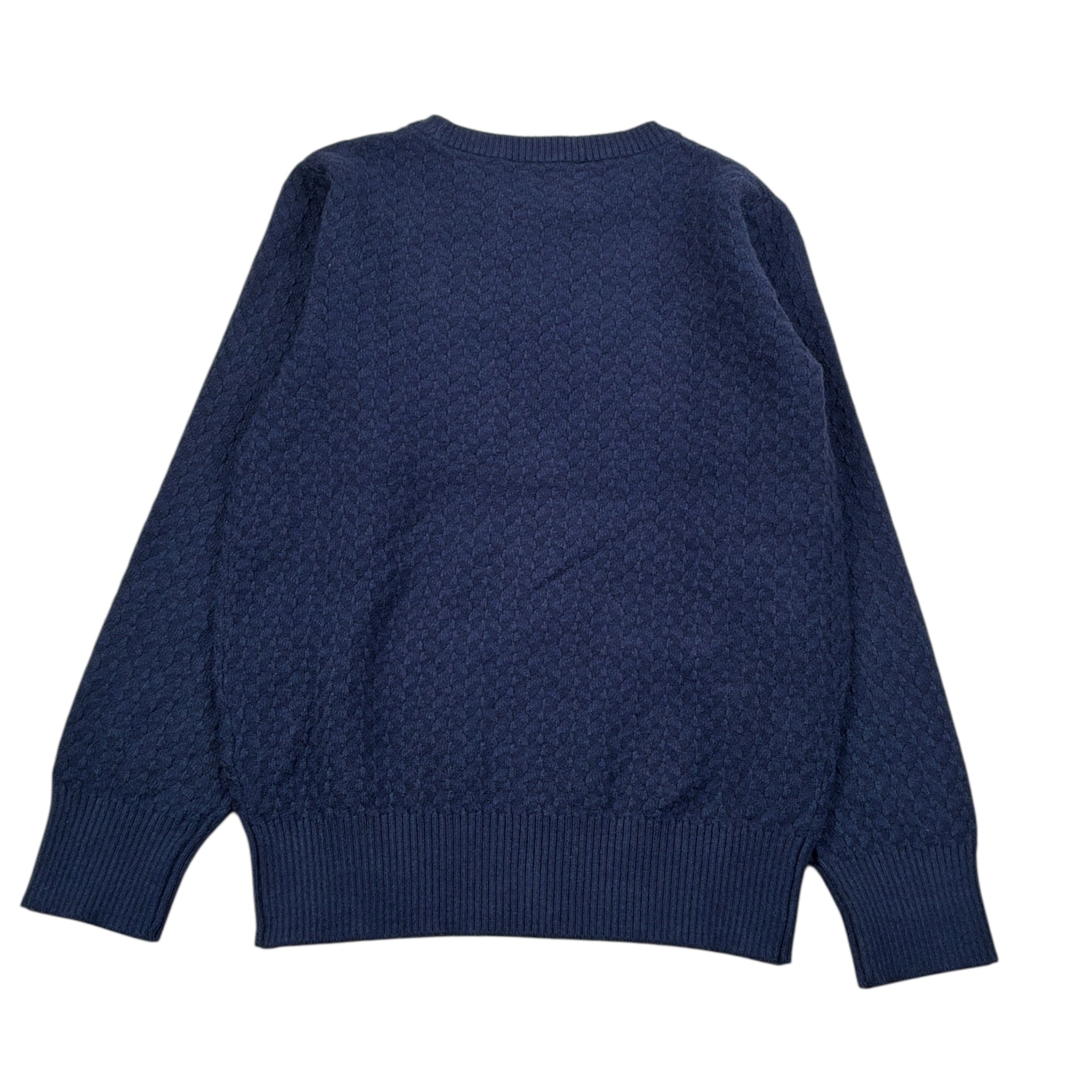 Trussardi Maglia tinta unita Girocollo Blu per Bambino TBA26003MA BLU TRUSSARDI 