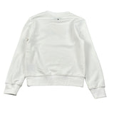 Trussardi Felpa Girocollo tinta unita con Stampa Bianco per Bambino TBA26005FE BIANCO TRUSSARDI 