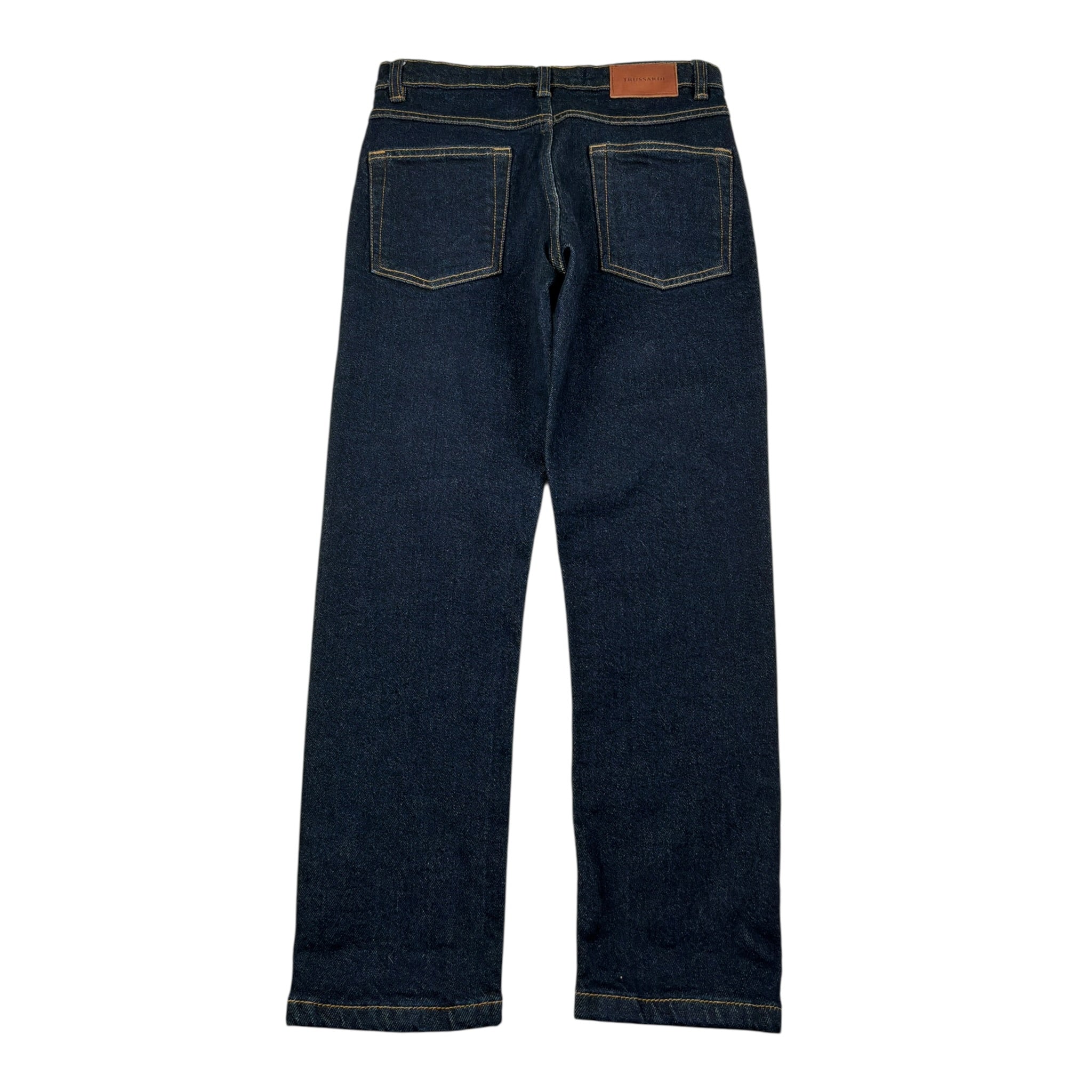 Trussardi Jeans tinta unita con Girovita Regolabile Blu per Bambino TBA26009JE BLU TRUSSARDI 