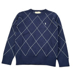 Trussardi Maglia tinta unita con Stampa Blu per Bambino TBA26030MA BLU TRUSSARDI 